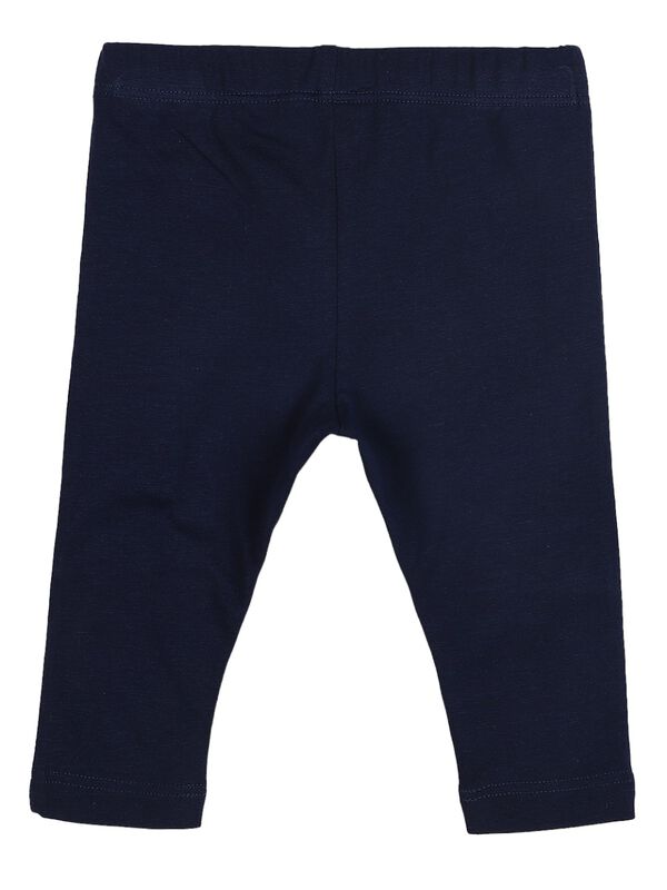 Girls Medium Blue Printed Legging image number 1